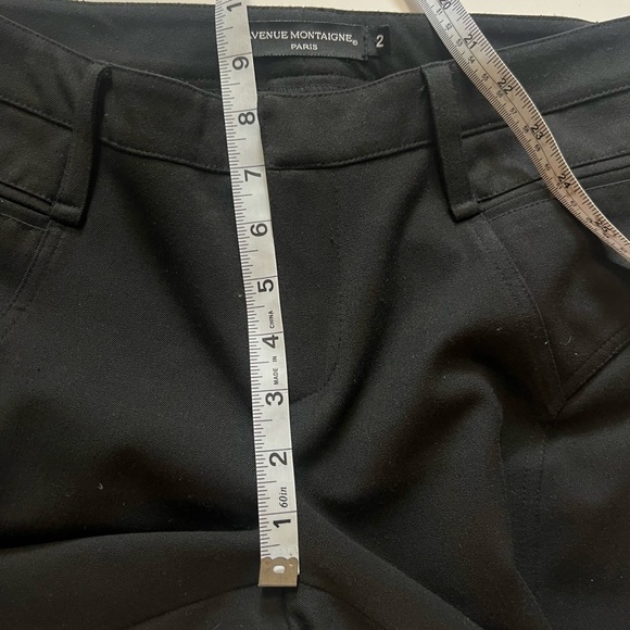 Avenue Montaigne Black Pants Size 2 - Picture 5 of 8